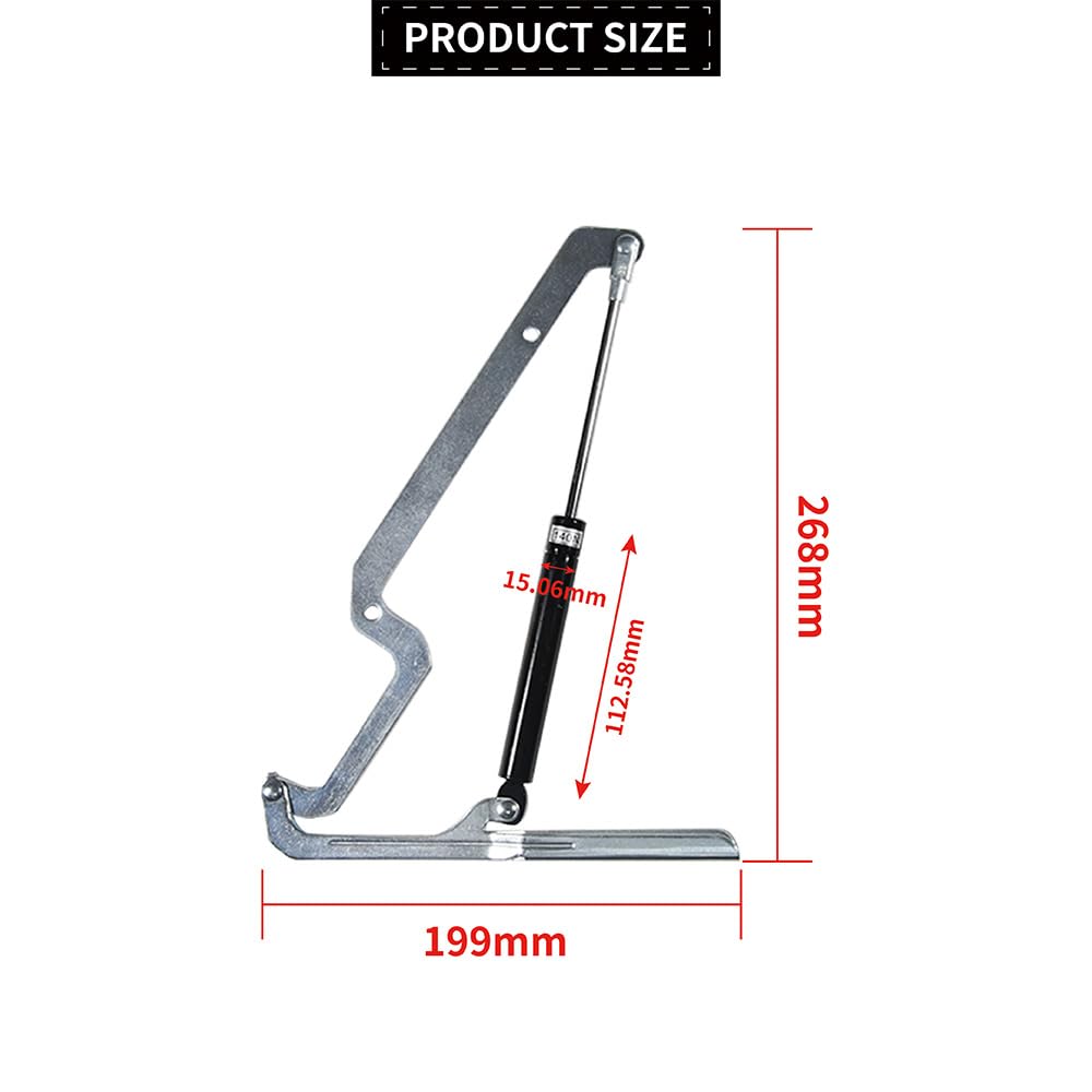 Gasdruckheber für Mülltonnenbox Store It Out 2st Gasdruckfeder 140N Kompatibel mit Arc/Max/Ace/Prem 1150 XL/Elite WLPS