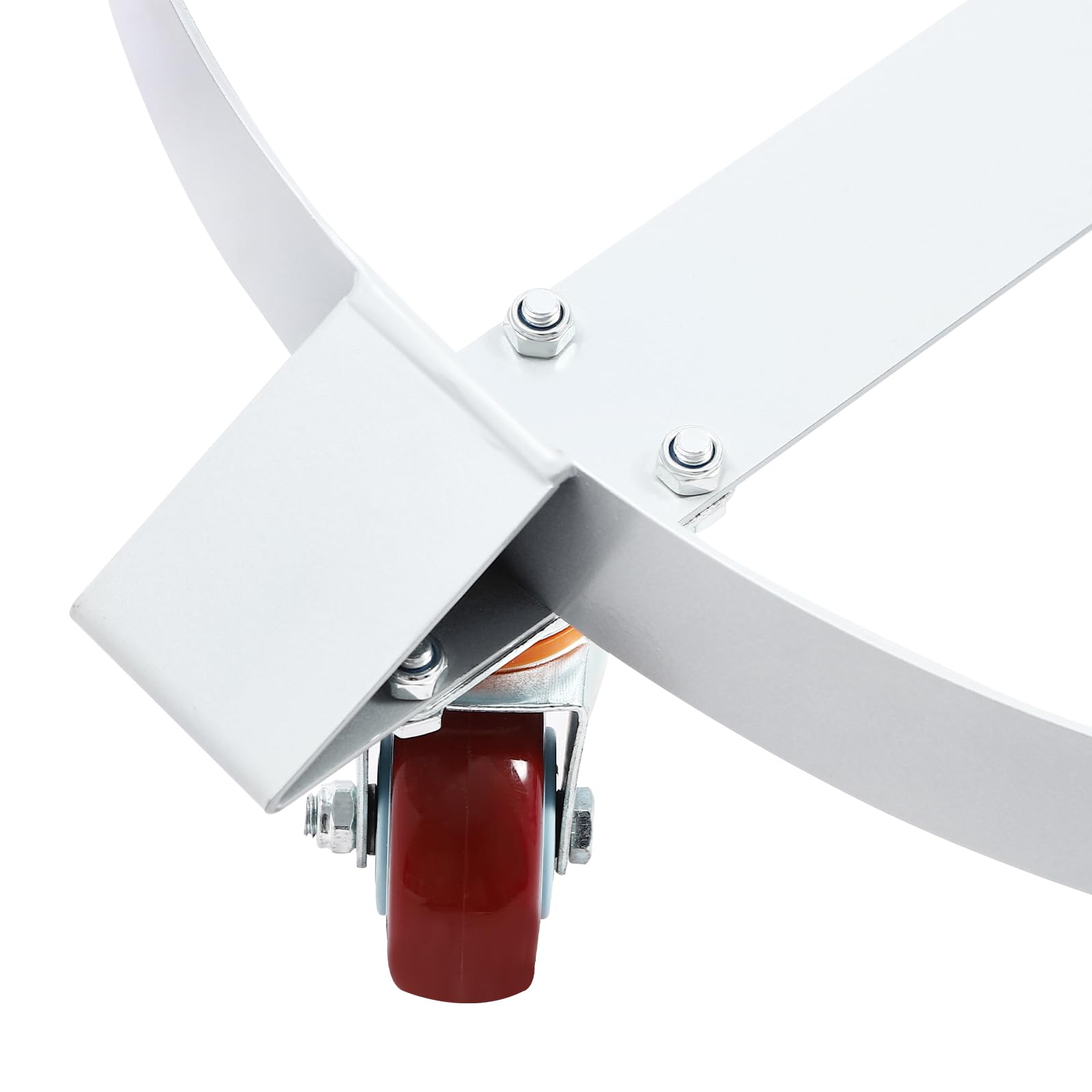 Set di 2 carrelli per carichi pesanti, 544 kg per pezzo, carrello con ruote girevoli, per officina, magazzino