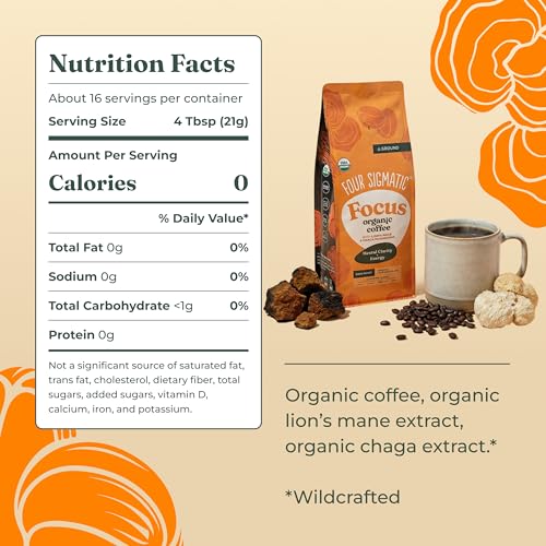 Four Sigmatic Organic Focus Mushroom Coffee