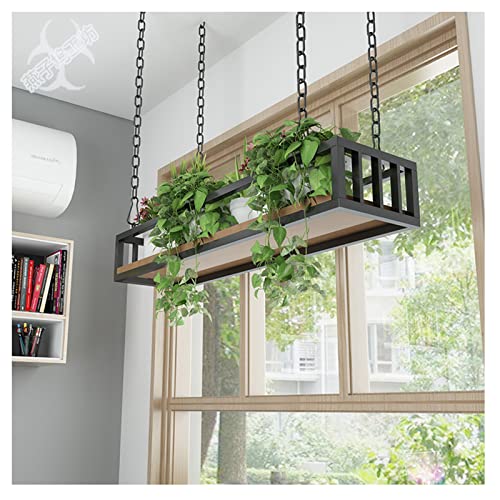 Étagère de plafond rustique pour libérer l'espace au sol de la cuisine - 2