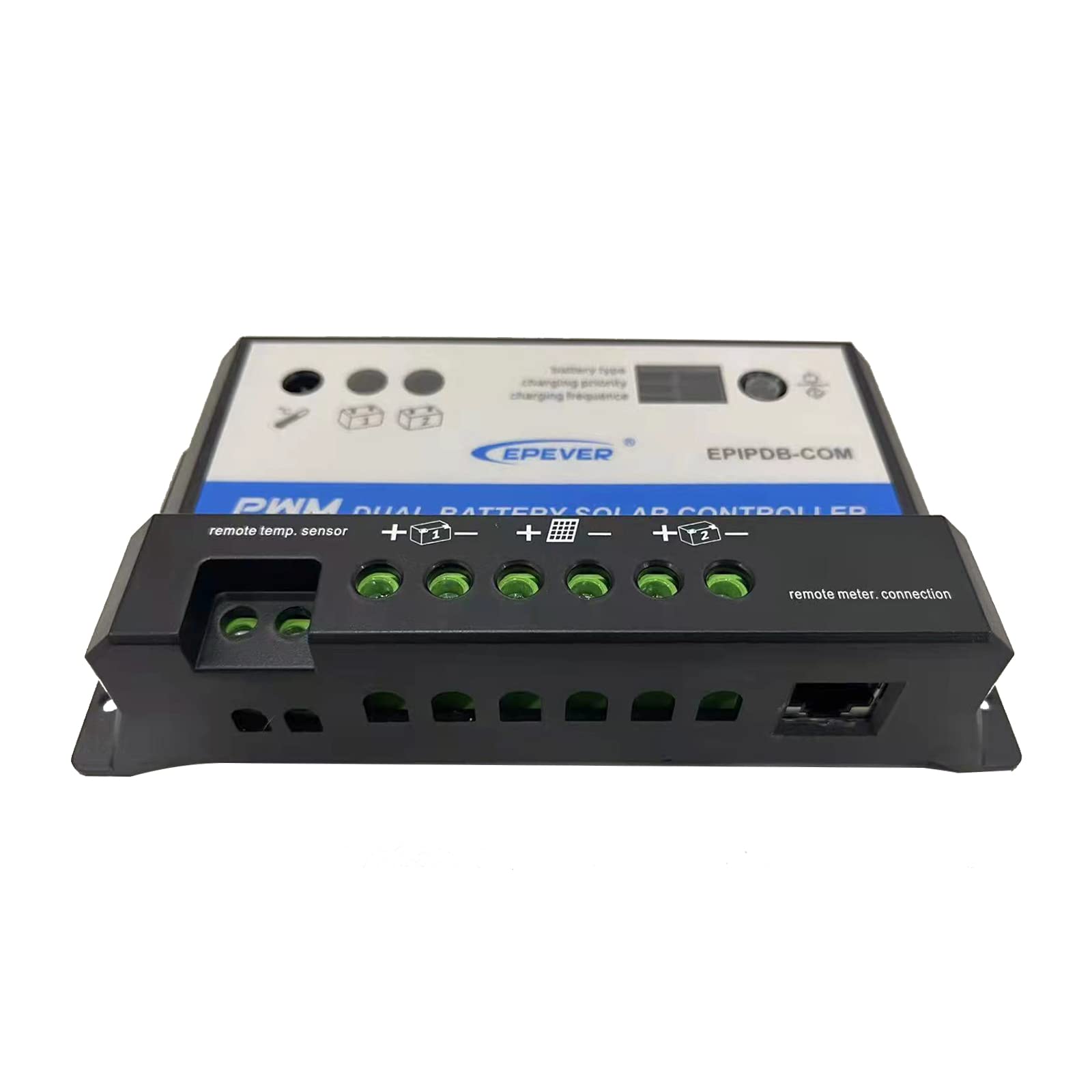 EPEVER® EPIPDB-Com 20A PWM regolatore di carica per 2 diverse batterie 12/24 V Duo
