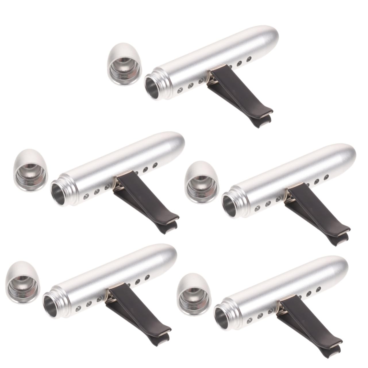 SOLUSTRE 5pezzi Diffusore Auto Clip Per Oli Essenziali Design Compatto e Leggero Decorazione Per Interni Auto Profumo Fresco e Duraturo Per Ufficio e Casa