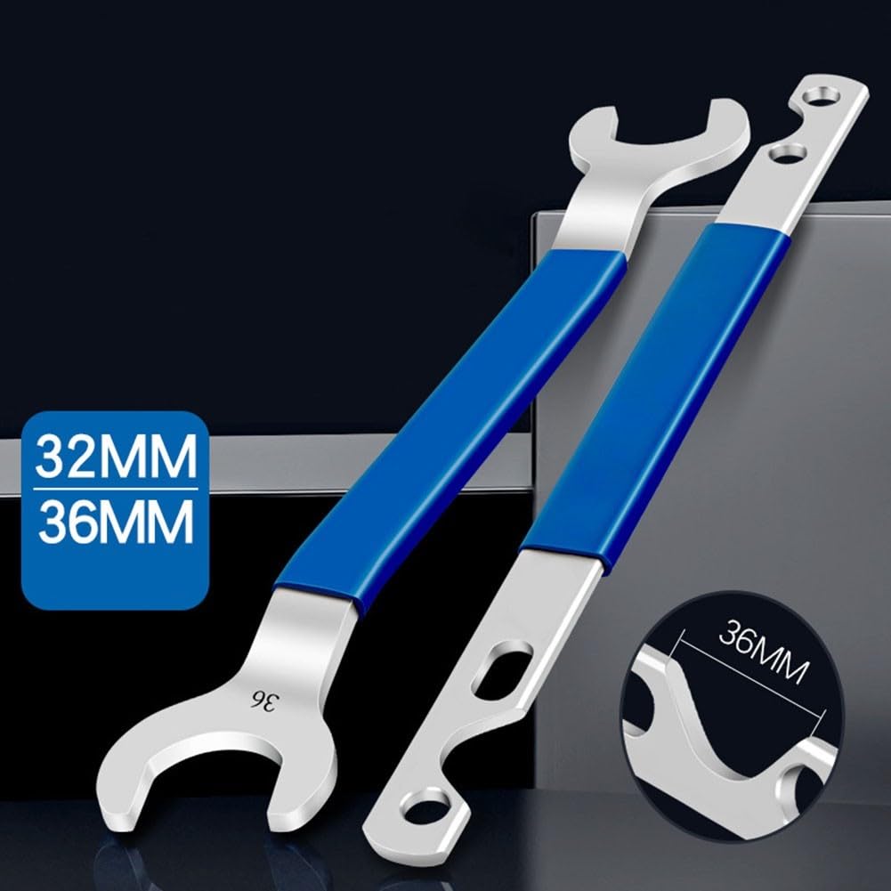 Lot de 2 clés d'embrayage de ventilateur 32 mm et 36 mm en acier au chrome vanadium pour BMW - Kit de démontage de pompe à eau avec ergonomie