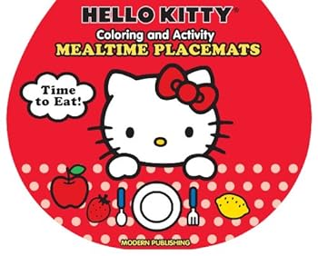 Hello Kitty Mealtime Placemats-Time to Eat!