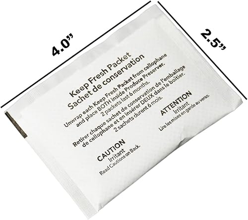 Miniatura 6 de 6 piezas W10346771A conservador de productos y 3 filtros de aire W10311524 compatibles con refrigerador Whirlpool KitchenAid