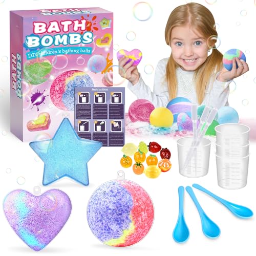 Kit para hacer bombas de baño didáctico juego de experimentos científicos infantiles