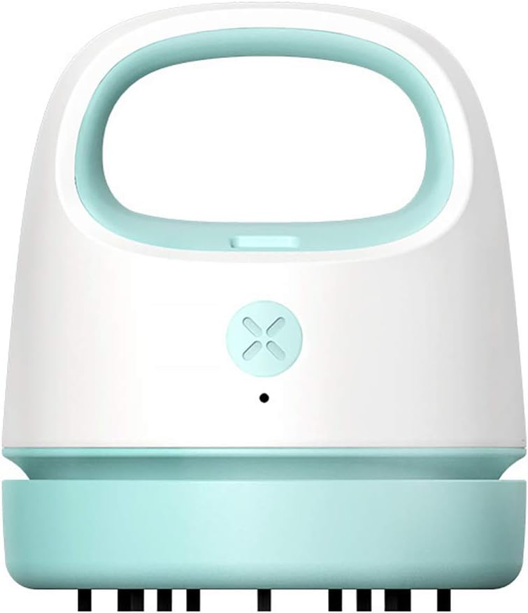 SOLUSTRE Portable Desktop Vacuum Cleaner USB Charging Table Dust Collector Handheld Design for Efficient Dust Crumb Collection Lightweight Practical for Home Office and School Use