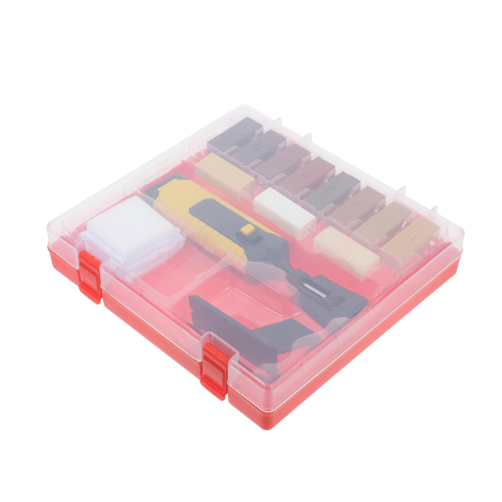 Tofficu Kit Reparación Madera Kit de Reparación de Pisos de Madera y Muebles y Herramientas Abs para Oficina