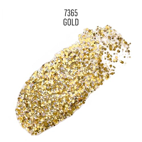 Image of FolkArt Glitter Glitz Acrylic Craft Paint, Gold, 2 fl oz