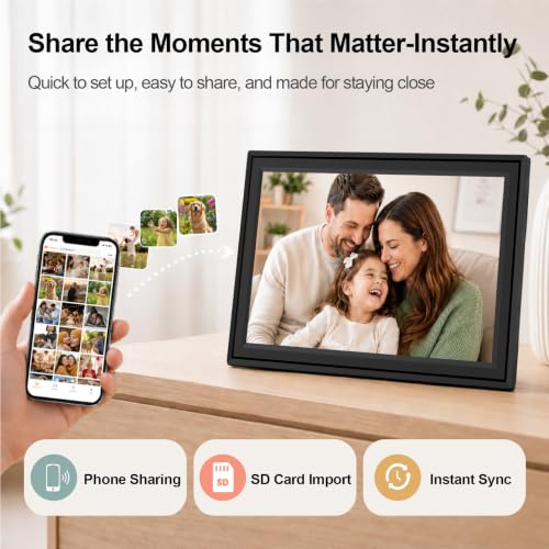 10.1 Inch WiFi Digital Picture Frame with IPS Touchscreen - image 2