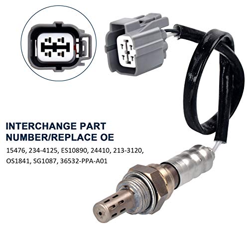 image for Nifeida 234-4125 Oxygen O2 Sensor 2 Downstream Compatible with Honda C