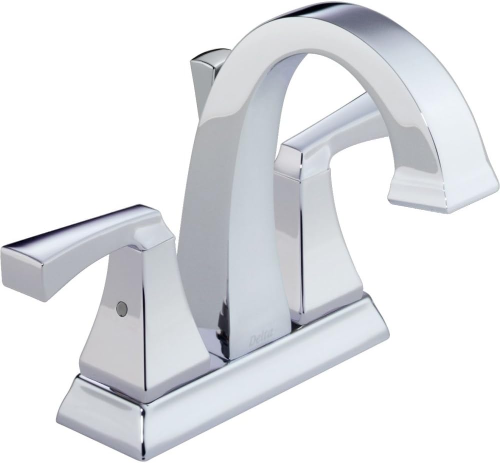 Faucet Dryden Centerset Bathroom Faucet Chrome, Bathroom Sink Faucet, Diamond Seal Technology, Metal Drain Assembly, Chrome 2551-MPU-DST