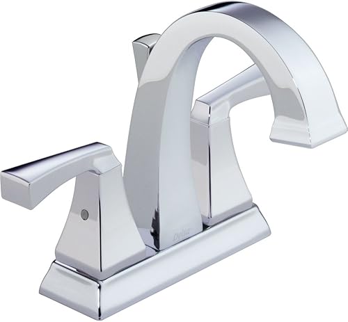 Miniatura 5 de Delta Faucet Dryden - Grifo de baño central, grifo de lavabo de baño de bronce aceitado, grifo de baño de 2 asas, conjunto de drenaje de metal,