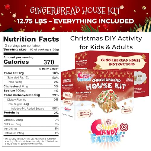 Gingerbread House Kit, Pre-Baked, photo 2 on Amazon.com