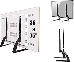 Suporte De Mesa Para Tv Base 36'' A 75'' Lcd Led oled qled Universal Samsung LG 42 43 48 50 55 58 60 65 70 75 Polegadas
