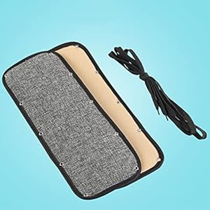 Universele armkussens Vervangend lederen armsteunkussen voor rolstoel, verwijderbare stoelarmhoezen voor bureaustoelen…