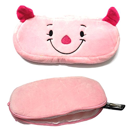 GTONEE Cute Cartoon Pink Pig Soft Plush Stationery Pencil/Pen Bag Pouch, Pen Pencil Pouch Case, Zipper Coin Hand Purse Wallet, Cosmetic Bag, Mini Storage Bag