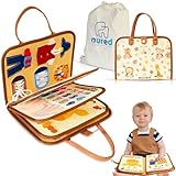 NURED Busy Board Montessori Juguetes Niños Maletin Fieltro con Paneles...