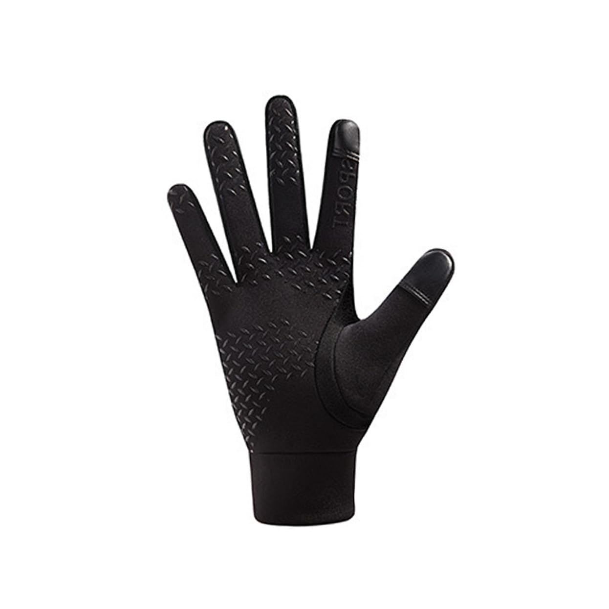 ABOOFAN 3piezas Guantes De Ciclismo Térmicos y Antideslizantes Pantalla Táctil y Protección Viento para Actividades Al Aire como Pesca Senderismo y Camping Talla Negro