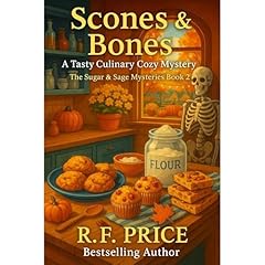 Scones & Bones: A Tasty Cozy Mysteries Culinary Story Audiolibro Por R.F. Price arte de portada