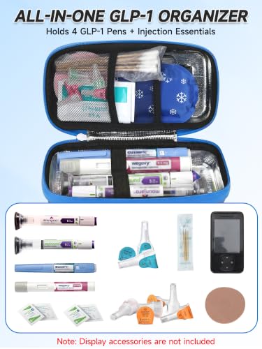 Image of YOUSHARES Cooler Travel Case for Zepbound & Mounjaro Pens, Holds 4 Pens