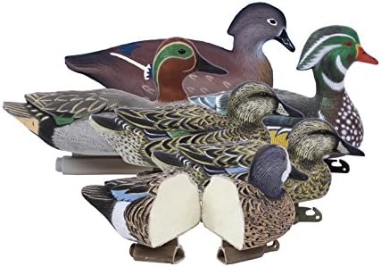 Higdon Outdoors Standard Puddle Pack Duck Decoys, Foam-Filled