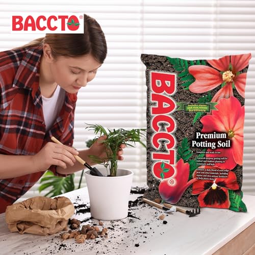 Michigan Peat General All Purpose Premium Potting Soil with Perlite for Indoor Outdoor Pots, Planters, Raised Bed, and Container Gardening, 50 Pounds