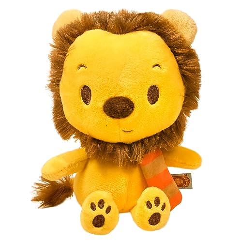 Image of KIDS PREFERRED Harry Potter Gryffindor Lion Plush Stuffed Animal with Red and Gold Striped Scarf Hogwarts House Collectible for Babies, Toddlers, and Kids 6 Inches