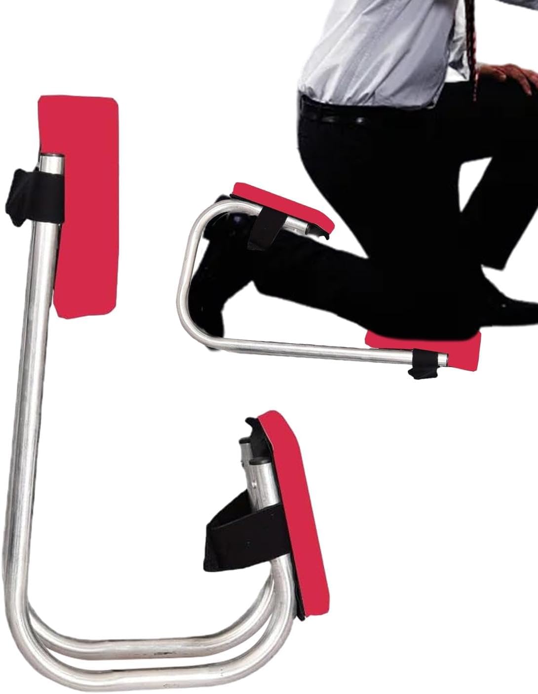 ガーデニング用膝シート 庭師用スツール ガーデンニーシート ストラップ ひざ掛け 膝シート レッグブレース ポータブル 膝シート 脚