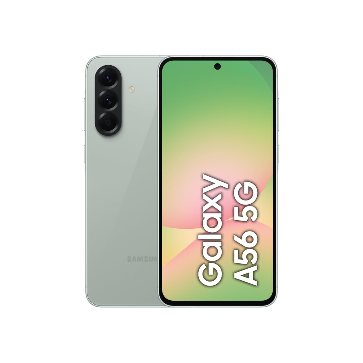 SAMSUNGGalaxy A56 5G, Android Smartphone, 256GB Storage, 12GB RAM, Awesome Olive, 6x OS Upgrades, Large Display, Long Battery Life (UAE Version)