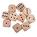 Produktbild P Prettyia 10 Stück Spiel Würfel Set Multi Farben Würfel, 6-seitige D6 Würfel, Tischspiele Würfel perfekt für Brettspiel - Natürlich
