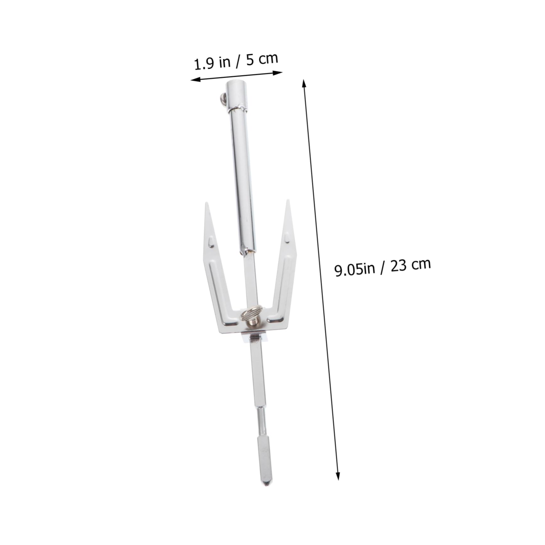KICHOUSE Grill Fork Roast Chicken Fork Stainless Steel Material Easy to Use Rotating Spit