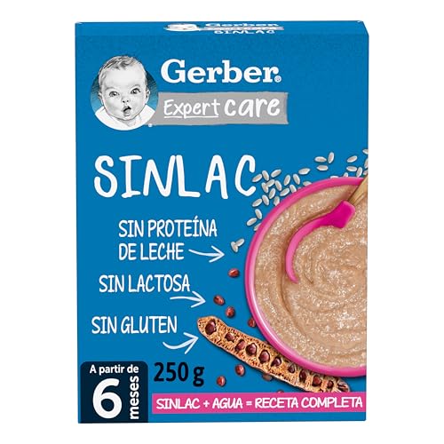 Gerber Papilla Expertcare Sinlac, A Partir De Los 6 Meses, 250 G