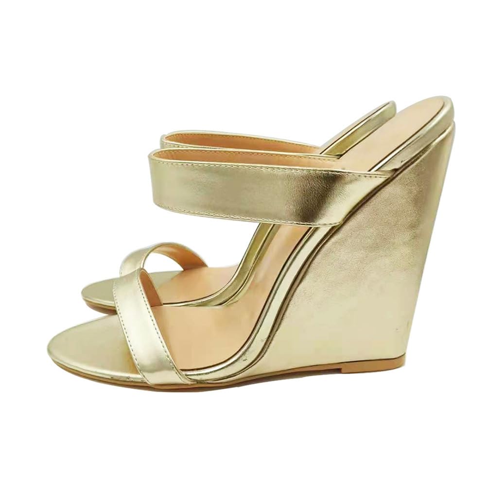 Sandali con Zeppa Aperti da Donna, Ciabatte Dessy estive, Mule con Piattaforma