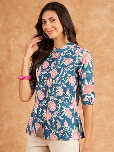 Image of Modeve Women Cotton Top for Summer