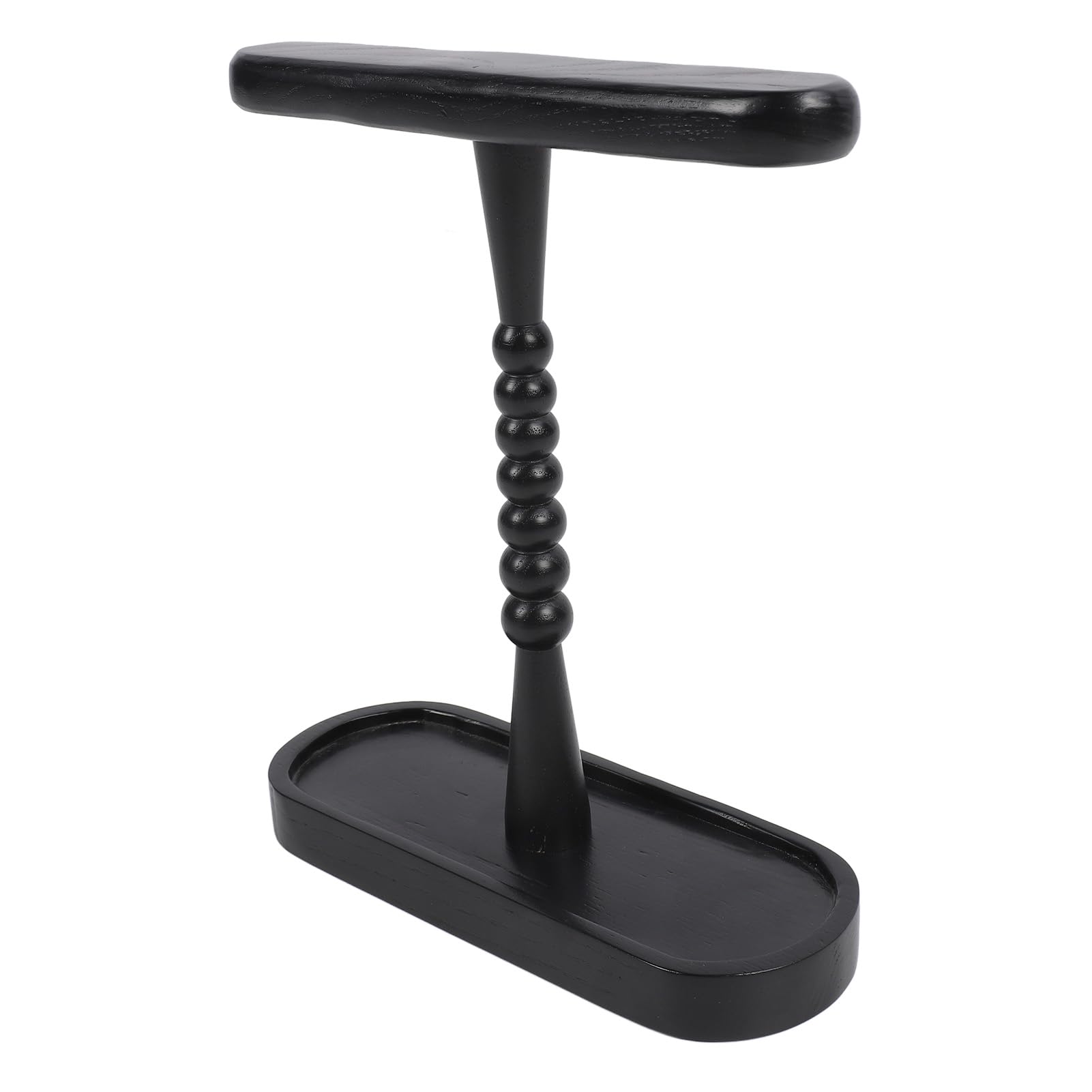 Supporto Universale per Cuffie, Base in Legno di Noce (BLACK)