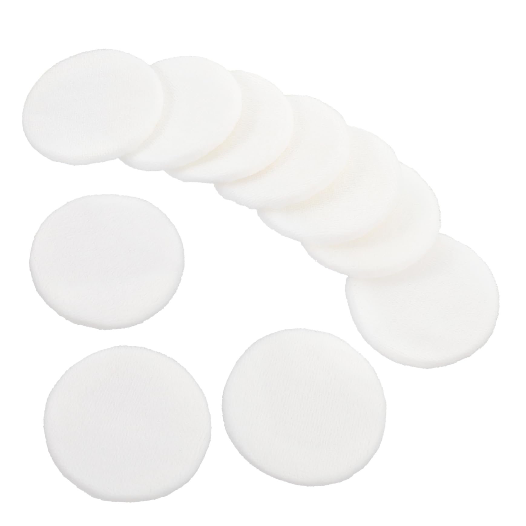 SHERCHPRY 10Pcs Decorative Cotton Powder for Makeup Comfortable and Soft Powder with Ribbon for Loose Application Beauty Tool for Finish