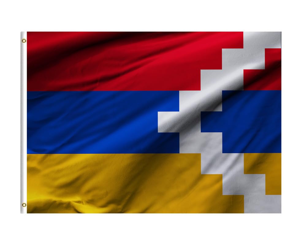 BPA® Artsakh Flag For Indoor Outdoor Home, Office & Events (100x200cm)