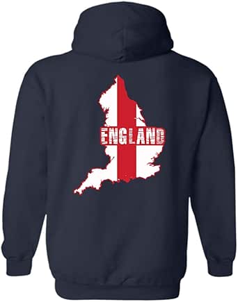 Amazon.com: Love England Hooded Sweatshirt, Long Sleeve Hoodie ...