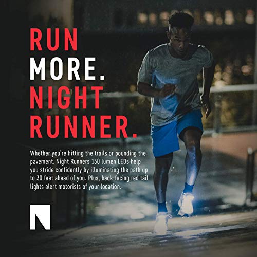 Night-Runner-270-Shoe-Lights-Rechargeable-Waterproof-Battery-Light-for-Runners-Dog-Walking-Hiking-Best-Safety-Running-Gear-for-High-Visibility-at-Night-Time-or-Low-Light