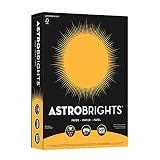 Astrobrights Color Paper, 8.5” x 11”, 24 lb/89 gsm, Galaxy Gold, 500 Sheets (21578)