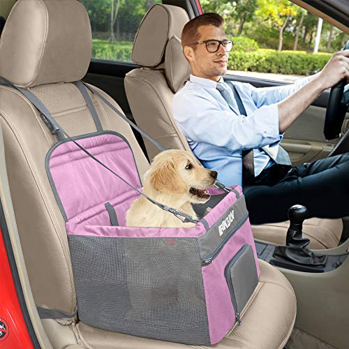 Henkelion Pet Dog Booster Seat, Deluxe Pet Booster Car Seat for Small