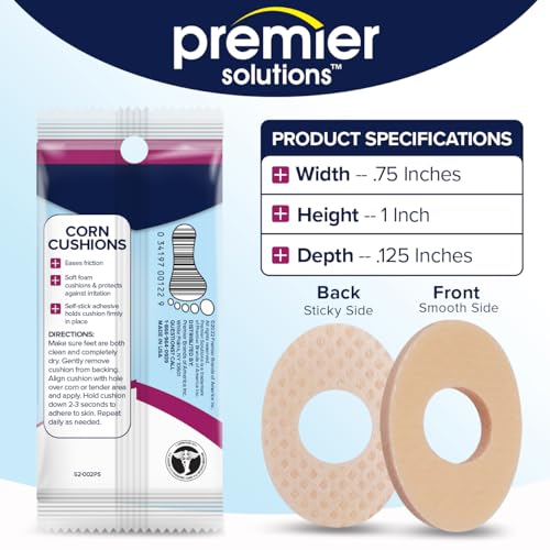 Premier Solutions 122-AMZ-06 Corn Cushions For Feet thumb #1