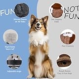 Hundeschuhe 2 Paar Hundeschuhe Pfotenschutz Outdoor Schwarzbär Hundesocken Anti Rutsch mit Verstellbarem Klettverschluss Gegen Pfotenlecken,für den Innen-und Außenbereich Geeignet(L)