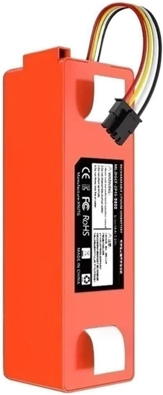 14.4V 9800mAh Li-ion Battery Parts Replacement. Compatible with Roborock Q8 Max / Q8 Max Plus / Q8 Max / S70 Max Ultra / S70 Pro Vacuum Cleaners(Style A)