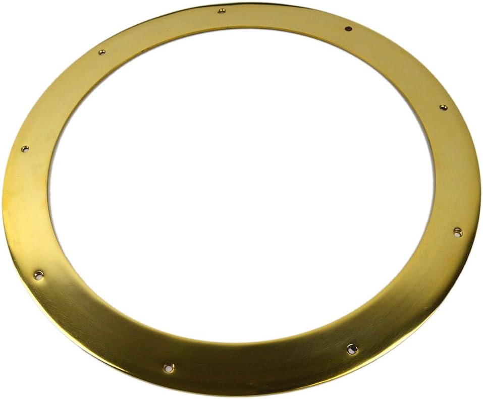 Nautical Tropical Imports 16 Inch Dia Solid Brass Porthole