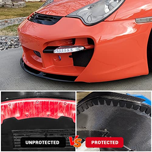 Partol Universal Front Bumper Scrape Guard Skid Plate Bumper Protection