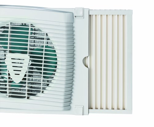 HOLMES Dual Blade Twin Window Fan, 2 Speed Setting, White