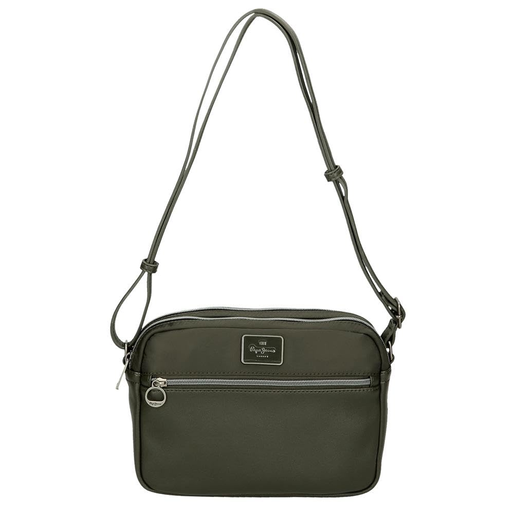 Pepe Jeans Christine, Neceser, bandoleras, organizar, Varios Compartimento, Fabricada en Poliéster y Detalles de Piel sintética. De Joumma Bags