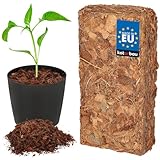 KOTARBAU® Natürlich & Torffrei Kokoserde für Pflanzen und Terrarium 500 g - 5 L Blumenerde aus Kokosfaser